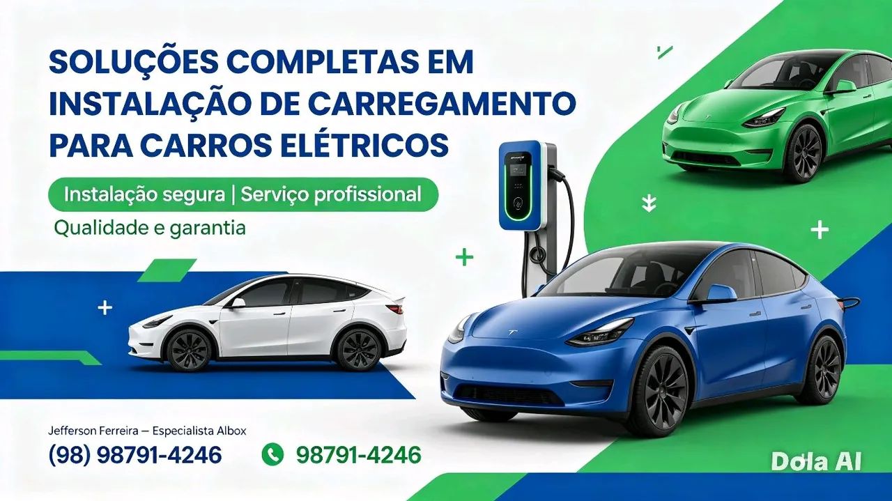INSTADOR DE CARREGADORES DE VEÍCULOS ELÉTRICOS..