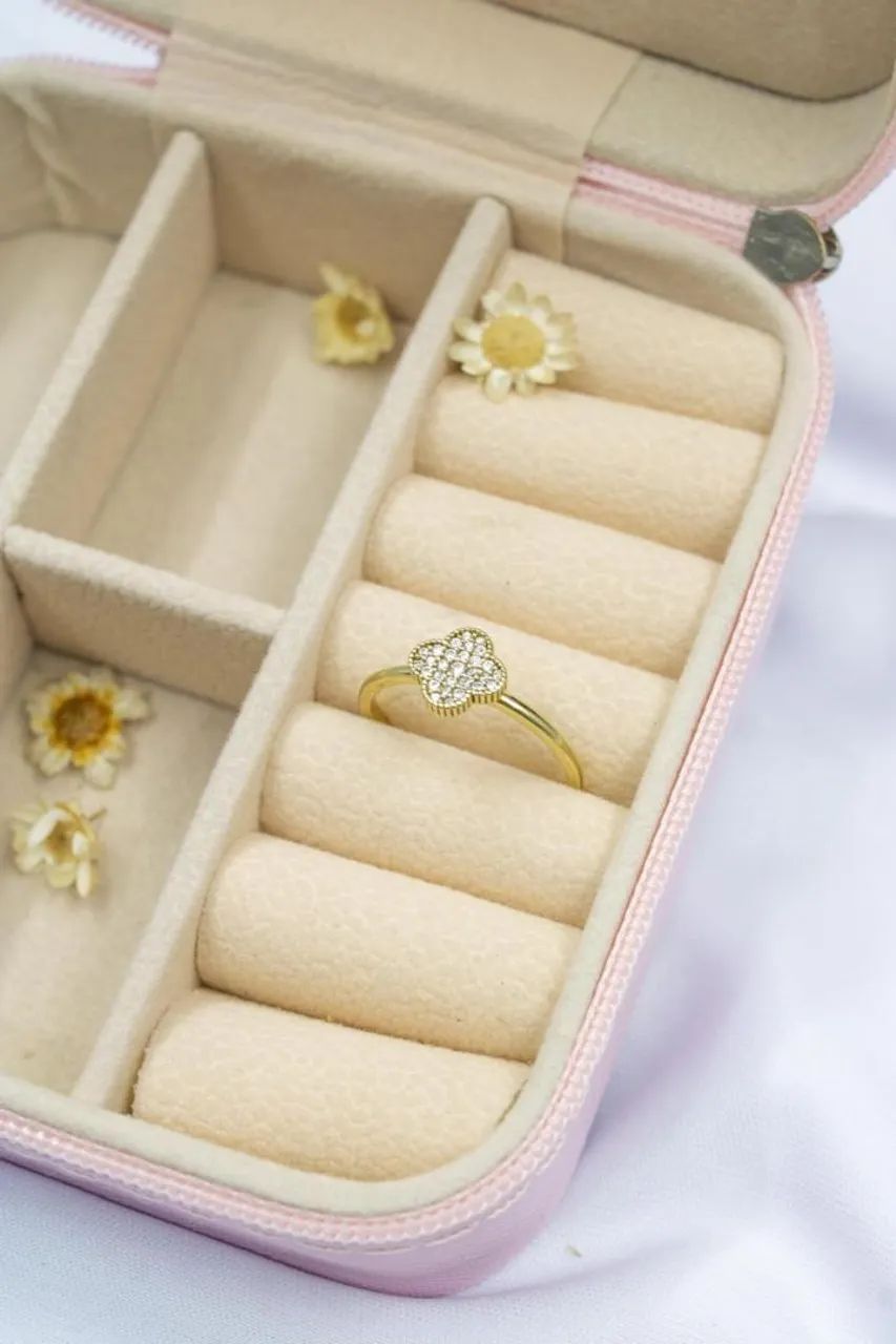 Anel Feminino Estilo Van Cleef - Acabamento de Joalheria - Foto 3