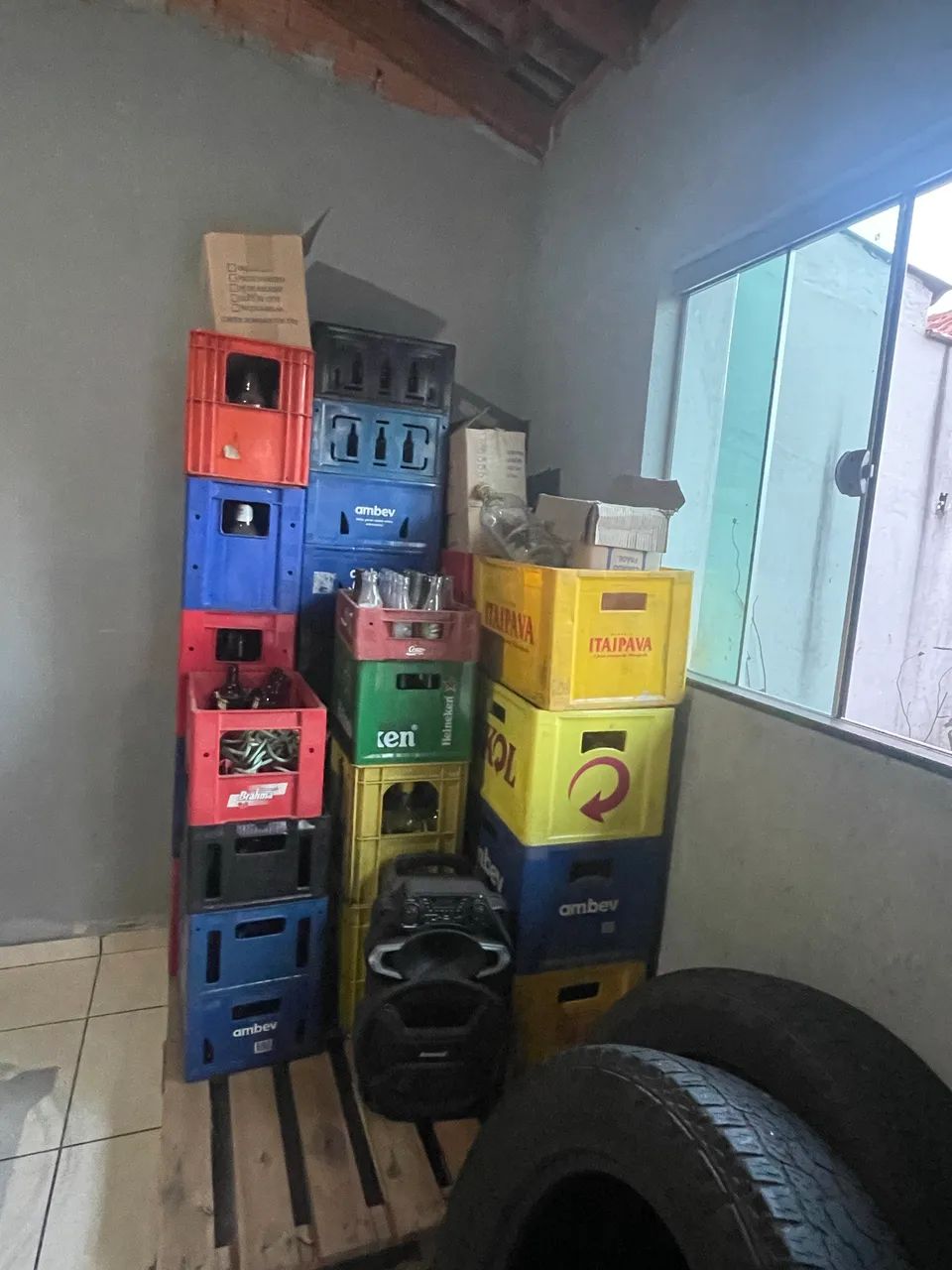 Engradados de cerveja 