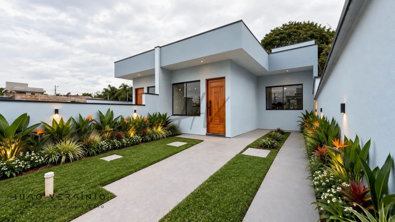 Casa com 2 dormitórios e suíte - Sertão do Imaruim - São José/SC