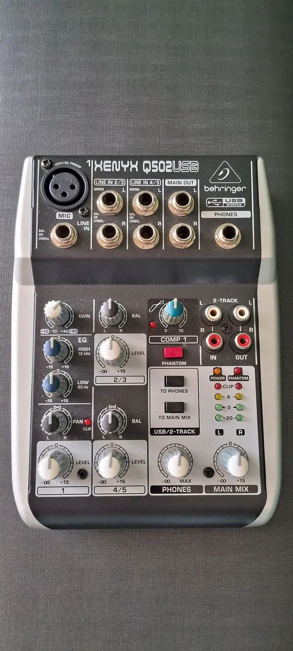 Mesa behringer INTERFACE Xenyx Q502 usb 