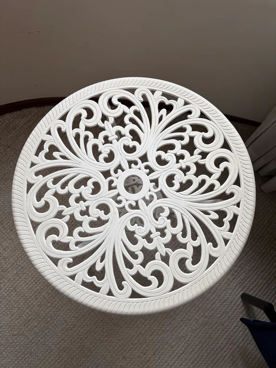 Conjunto Mesa e cadeira de jardim varanda