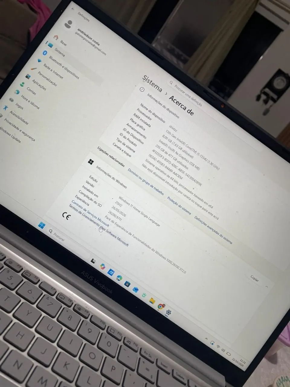 ? COMBO ASUS VIVOBOOK + SAMSUNG GALAXY A15 ? OPORTUNIDADE! - Foto 4