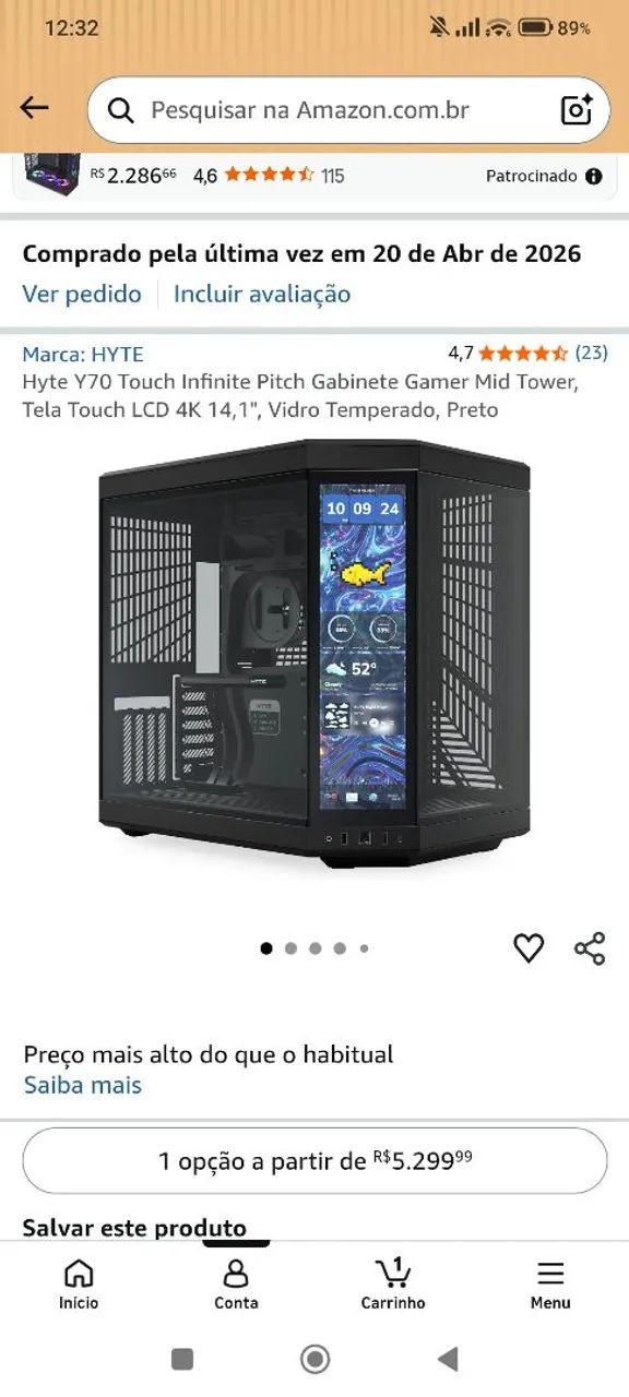Gabinete Hyte Y70