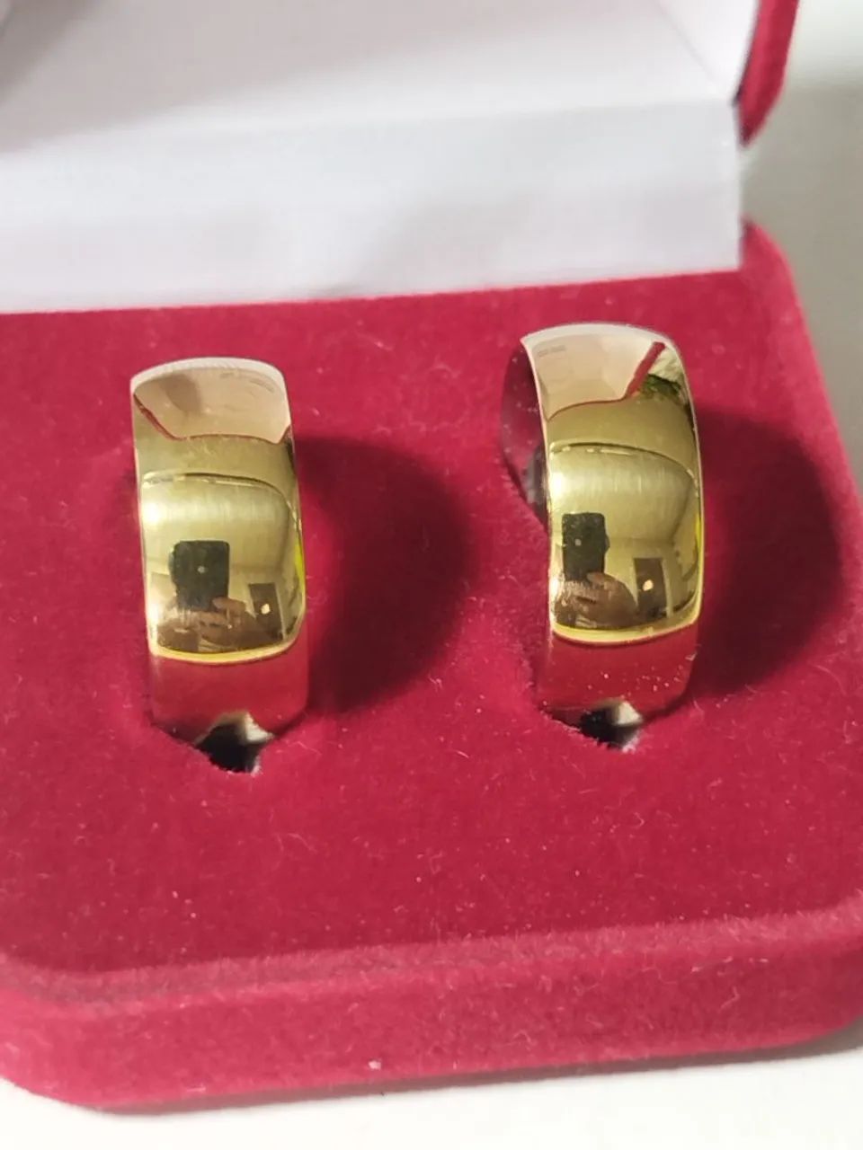 Aliança de Moeda 8mm abaulada 