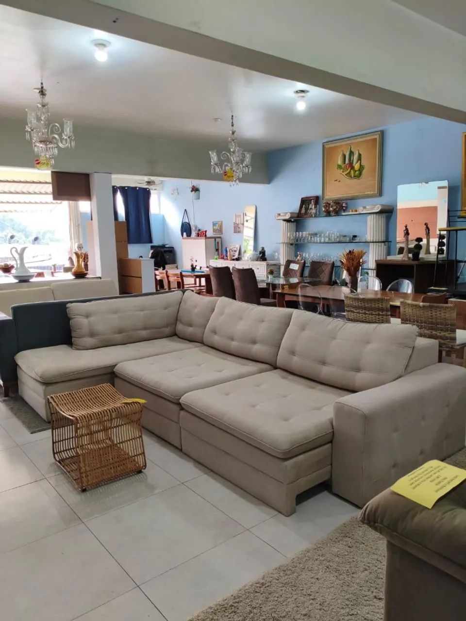 Sofá Retrátil com Chaise alto padrão  - Foto 2