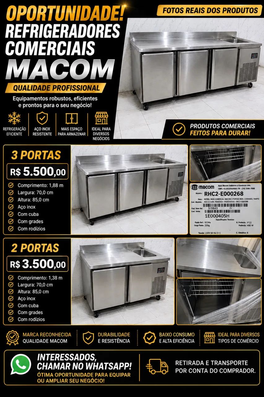     ? EQUIPAMENTO IDEAL PARA SEU COMÉRCIO - MACOM EM ÓTIMO ESTADO - Foto 3