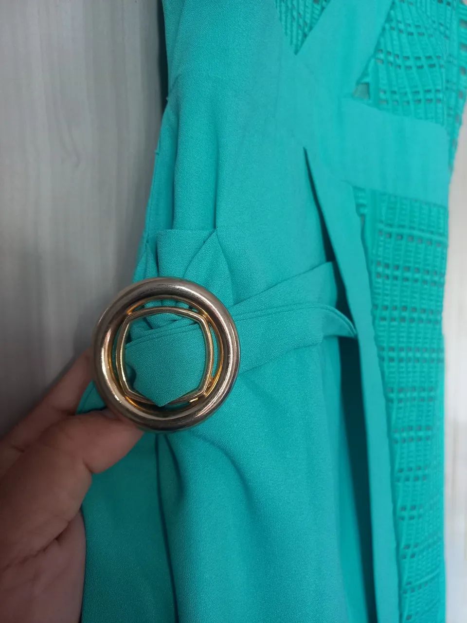 Vestido social de alça com renda - Foto 3