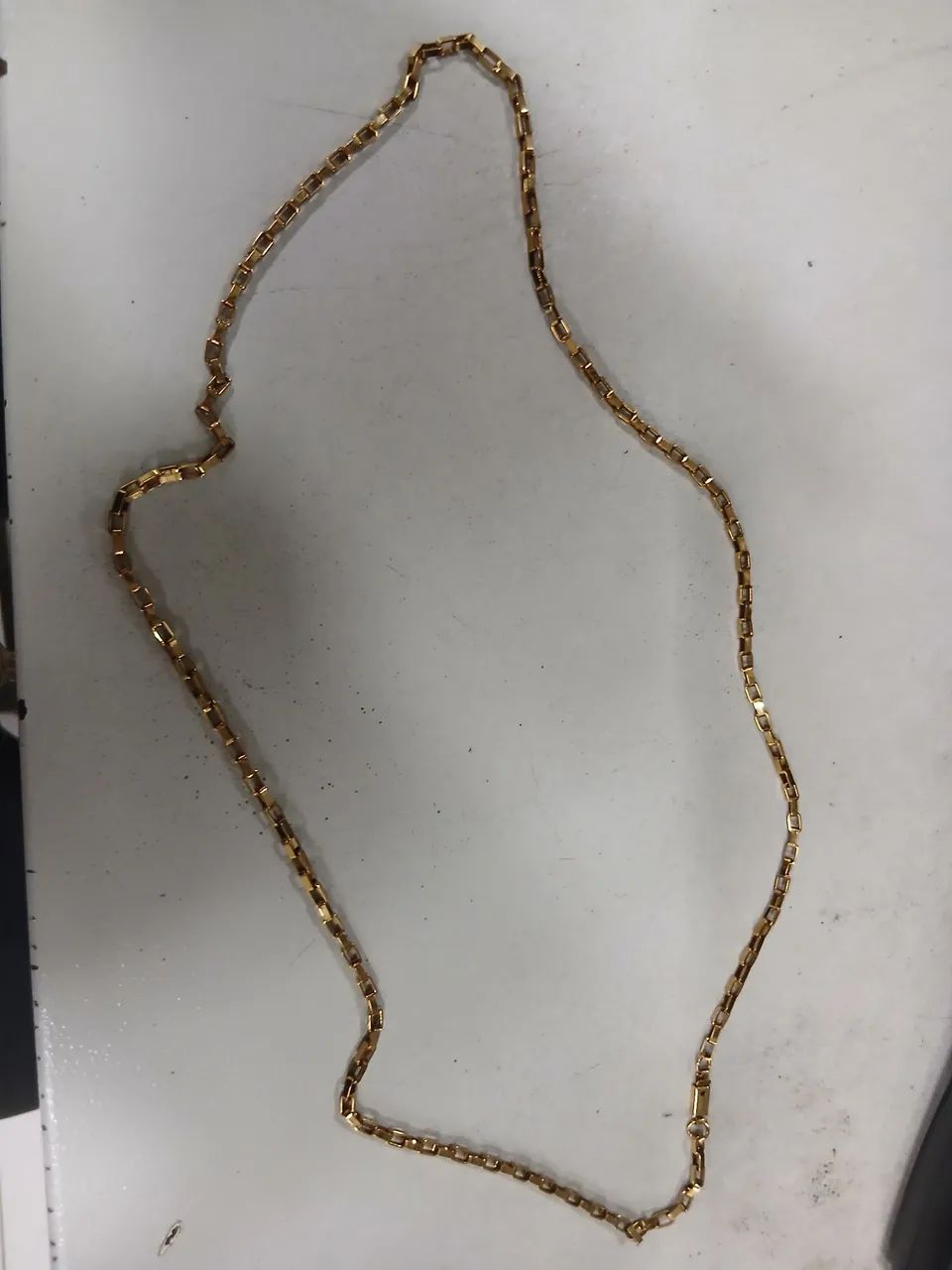Cordão banhado a ouro 18k 