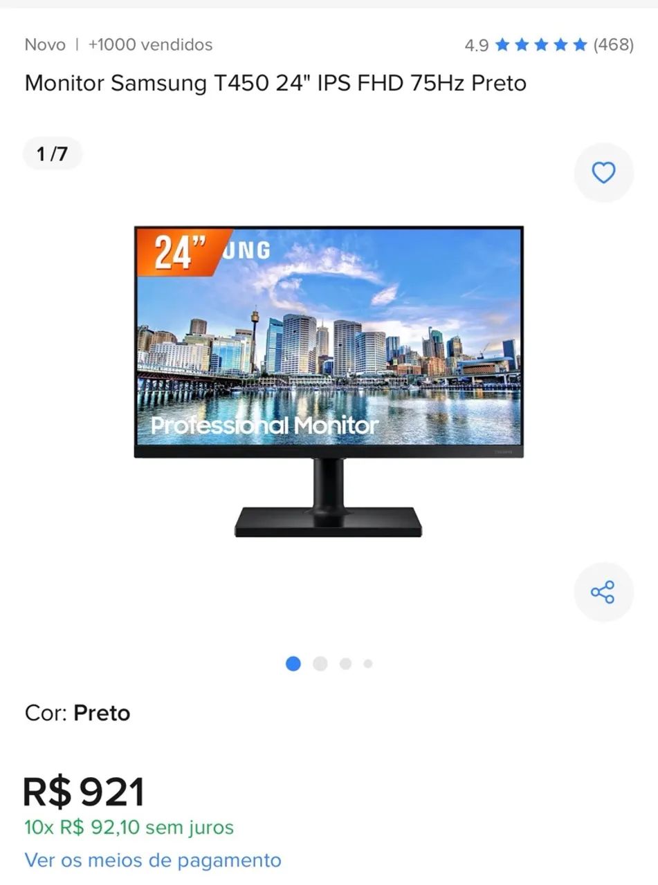 Monitor 24 polegadas samsung - Foto 5