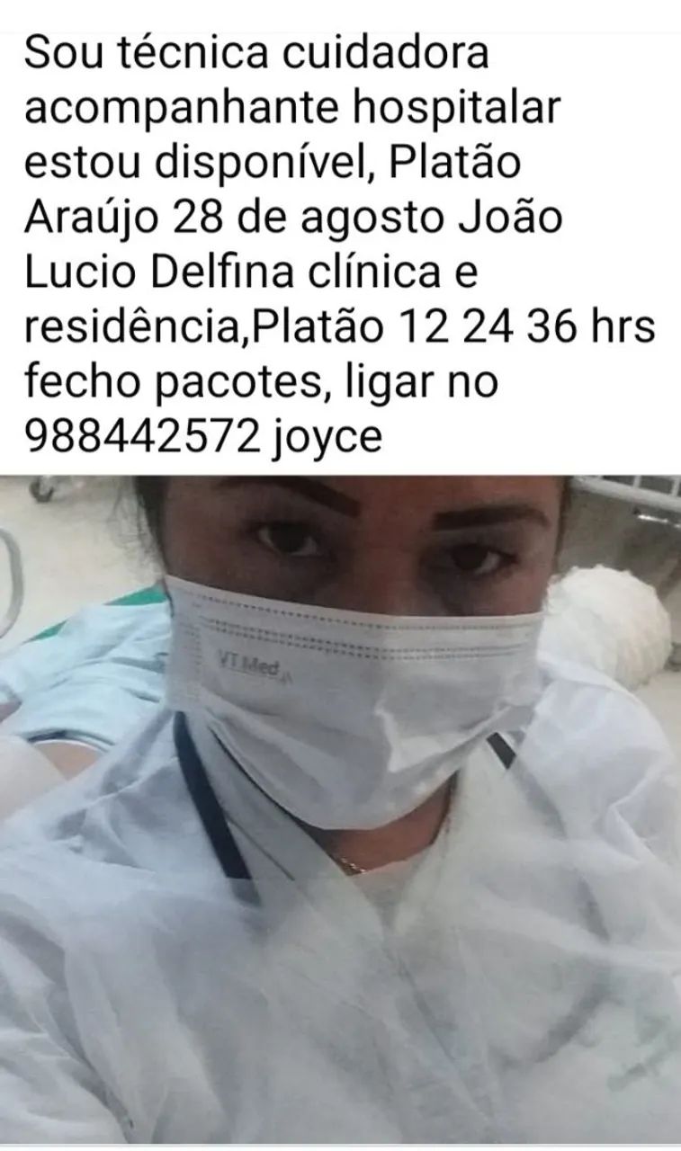 Cuidadora e acompanhante hospitalar 