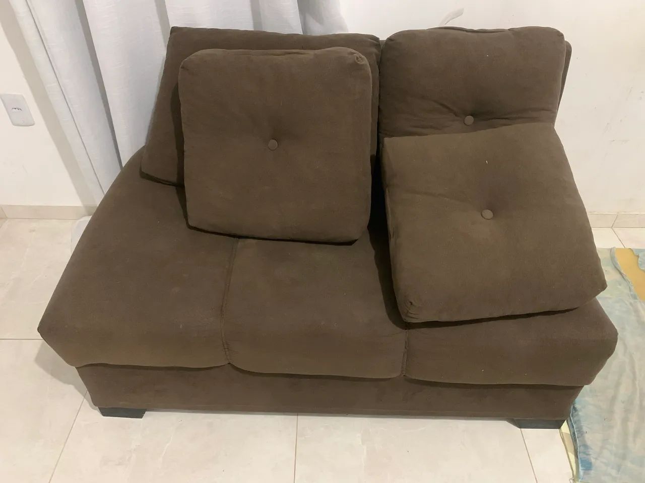 Sofá em L 3 e 2 lugares 620  para vender logo  - Foto 2