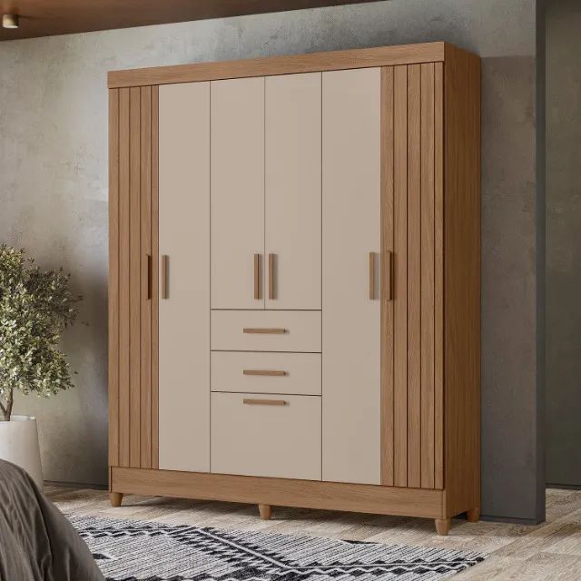 Guarda-roupa 7 Portas e 2 Gavetas Malta - Foto 4