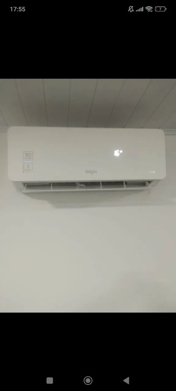 Ar-condicionado Elgin com instalação inverte