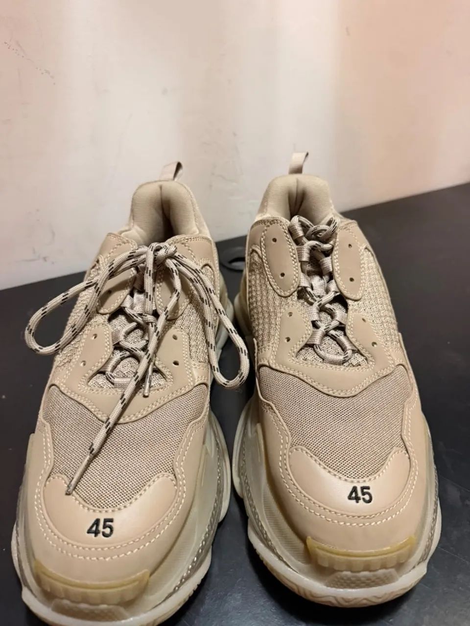 Balenciaga Triple S bege - Foto 3
