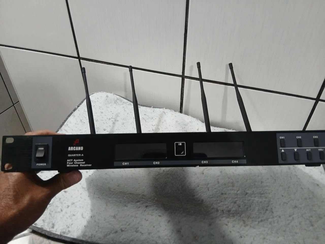 Base de microfone sem fio arcano 
