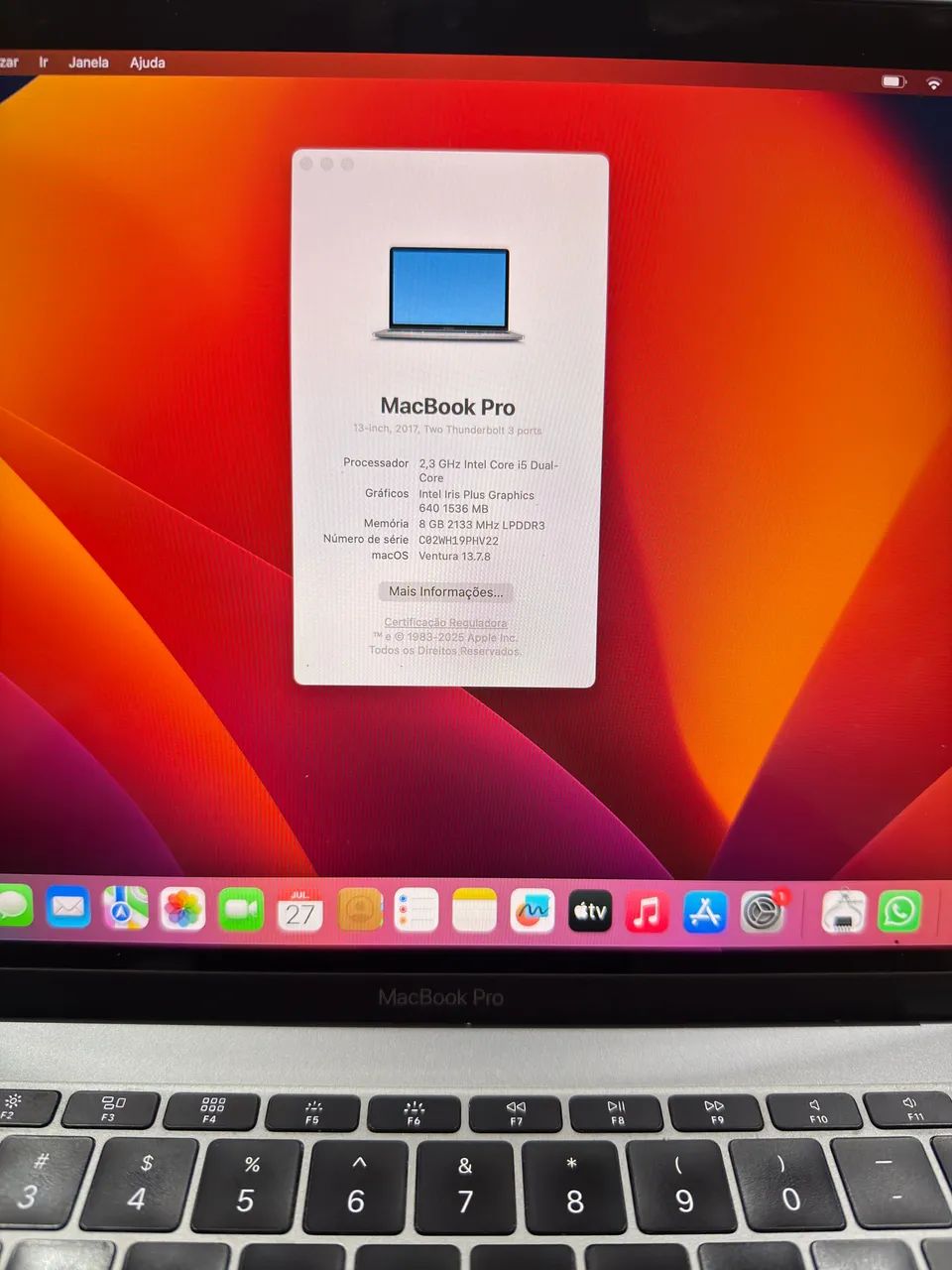? VENDO: MacBook Pro 13" (2017) - Excelente Estado e Oportunidade! ? - Foto 3