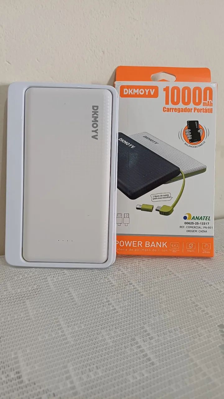 Carregador Portátil 10.000mAh NOVO!! - Foto 2