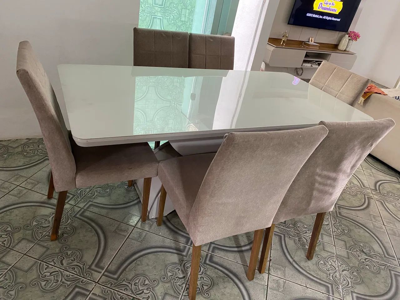 Mesa de Jantar com 6 Cadeiras