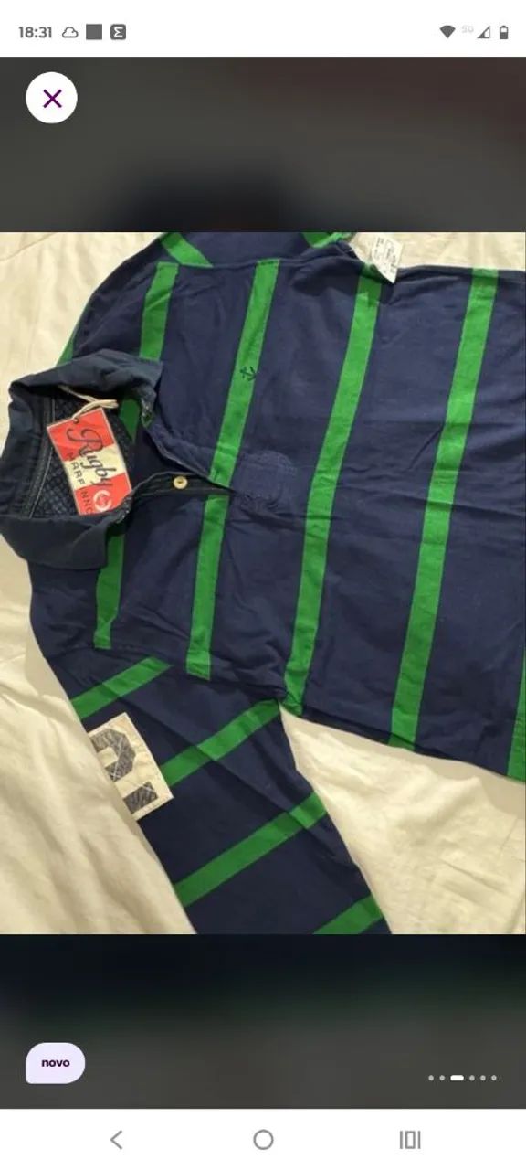 Camisa malha manga longa  - Foto 3