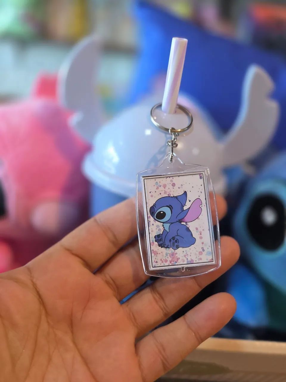 Cesta presente Stich e Angel  - Foto 5