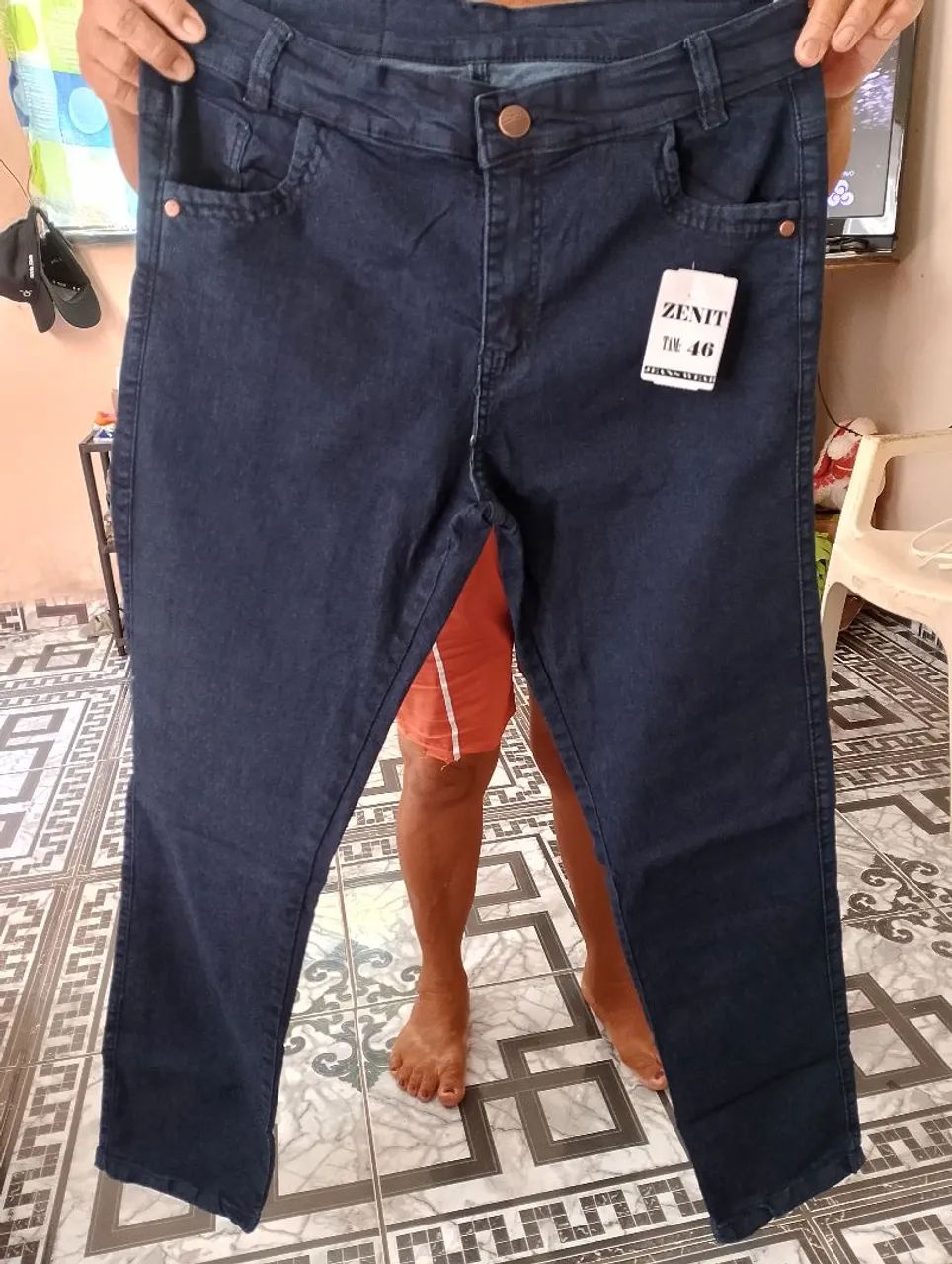 Calça jeans nova masculina 