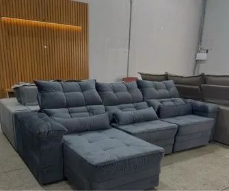 Sofá Retrátil Reclinável 2,90m D-28 - (Promoção)! - Foto 2