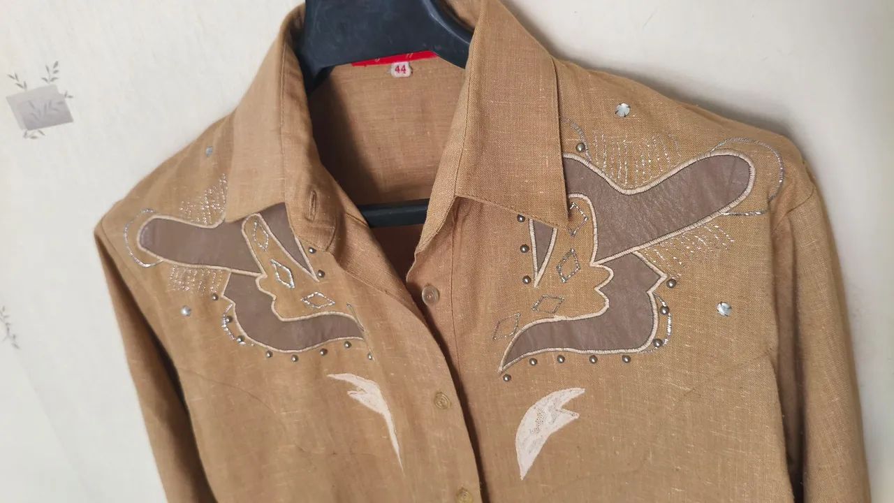 MAGI ROUFF camisa linho 65,00 - Foto 3