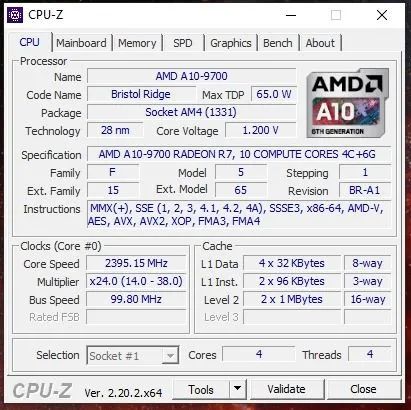 Processador AMD A10-9700 RADEON R7 - Cooler deepcool - Fan - Foto 2