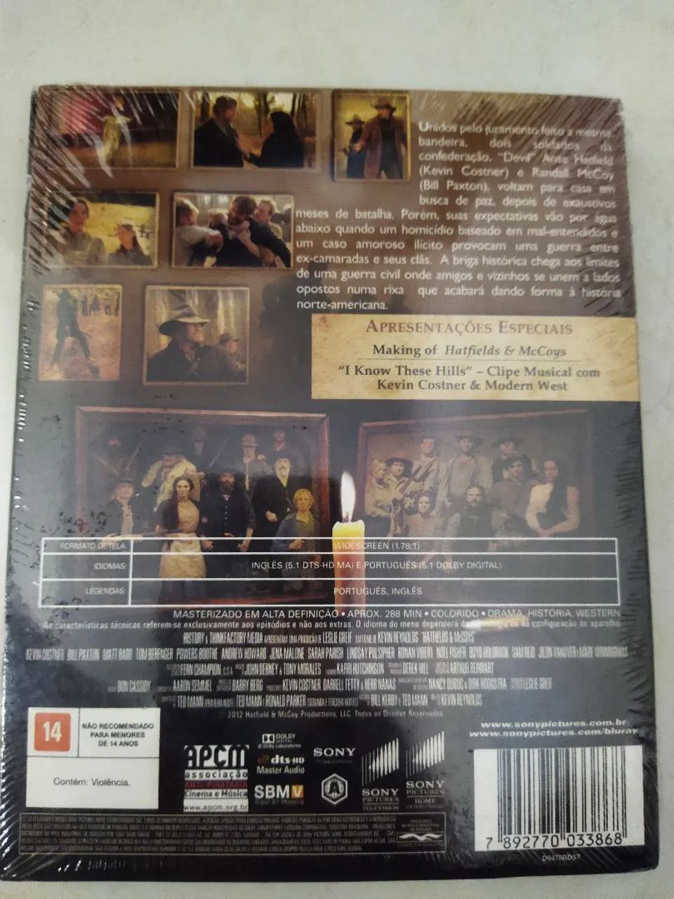 Blu Ray Hatfield & McCoys - 3 discos - Foto 2