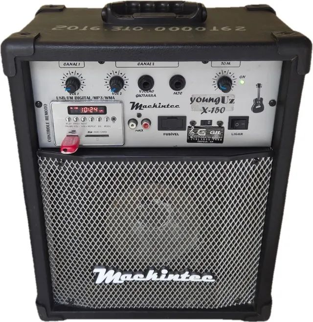 Caixa Multiuso Mackintec Yonng Uz X-150 Usb Fm Mp3 Wma