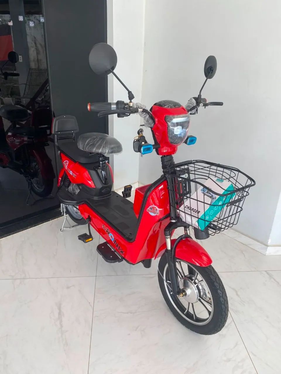 Bicicleta elétrica aro 16 com bluetooth e som  - Foto 2