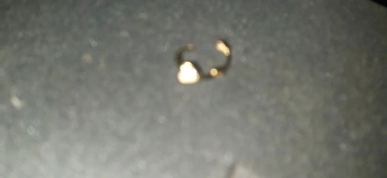 Pircing  de ouro,  cravejado com cristais.  - Foto 2