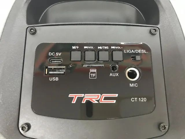 Caixa de Som Amplificada TRC CT120 120W Bluetooth - Foto 2