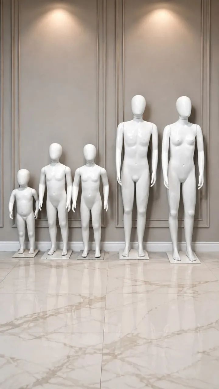 Vendo 5 Manequins Casca de Ovo