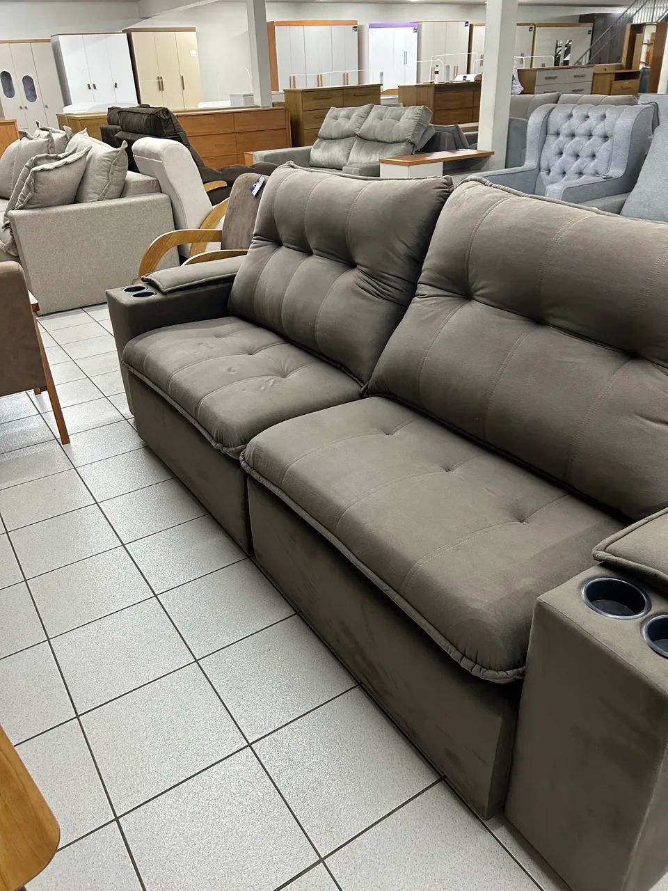 Sofá 2,50 molas ensacadas  - Foto 2