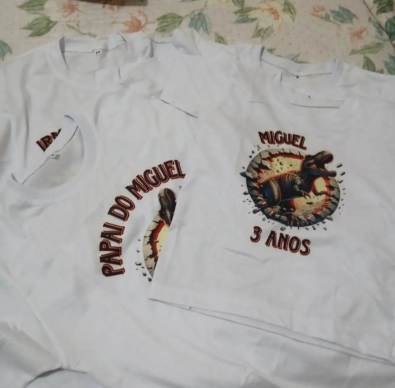 Kit de blusa personalizada dinossauro  - Foto 3