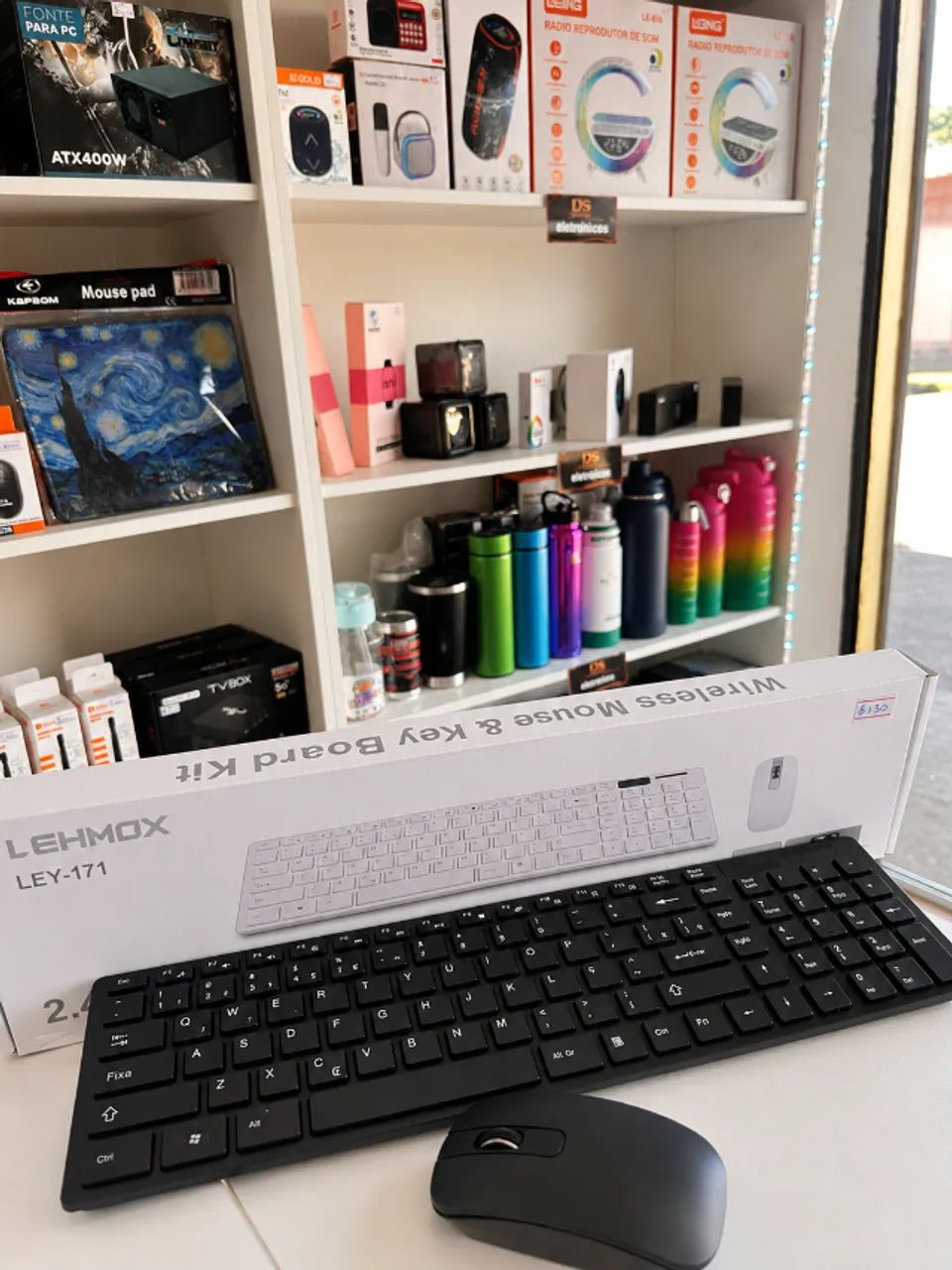 Kit teclado e mouse USB