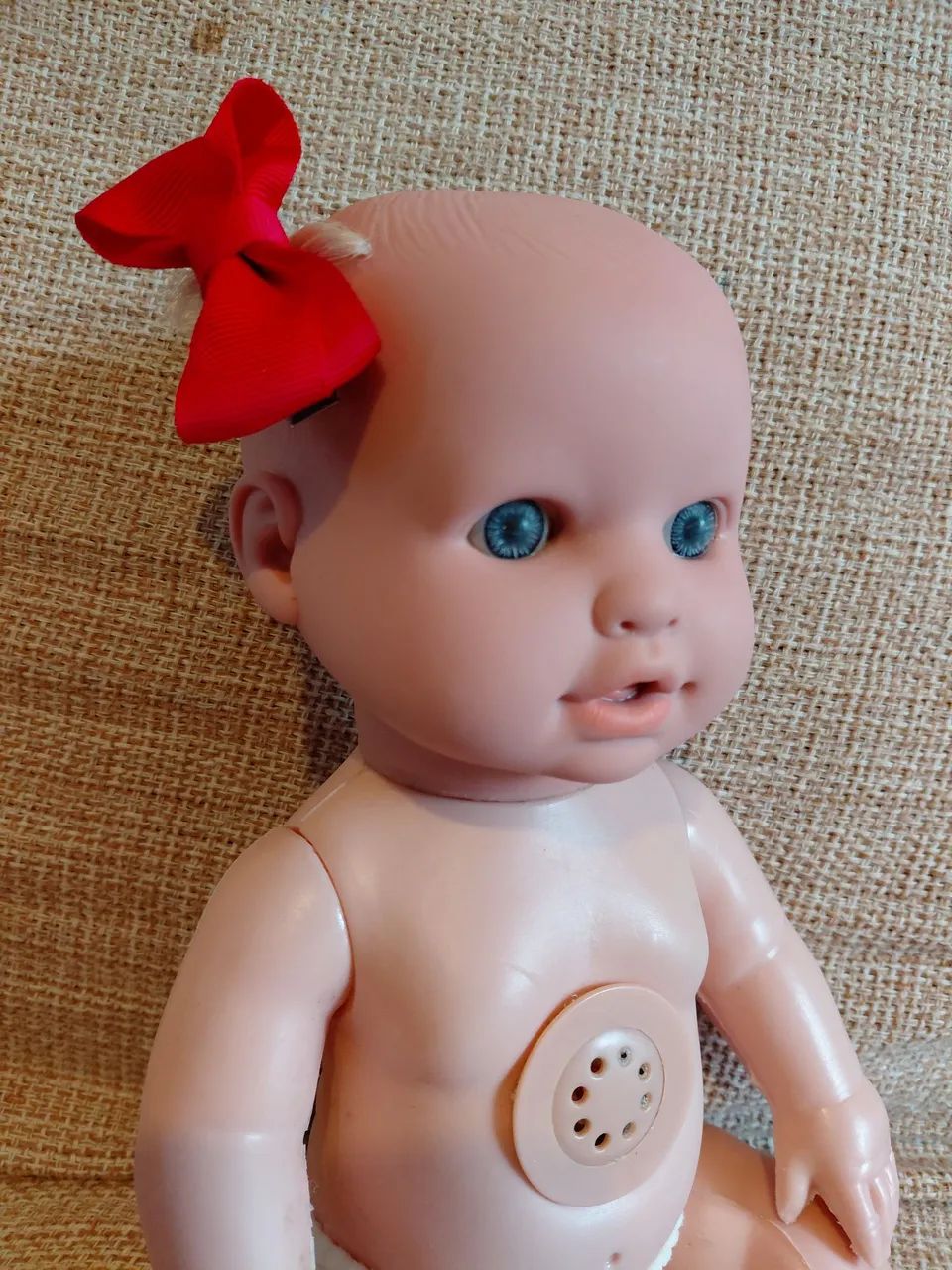 Boneca Bebê Antiga Anos 90/2000 Com Som Falante - Foto 3