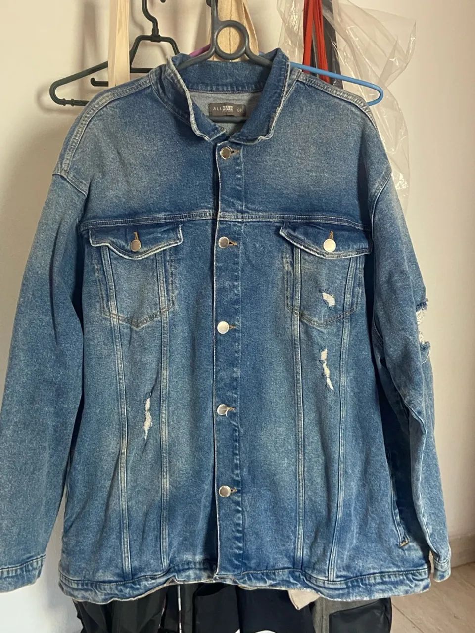 Jaqueta Jeans Oversize/Plus Size