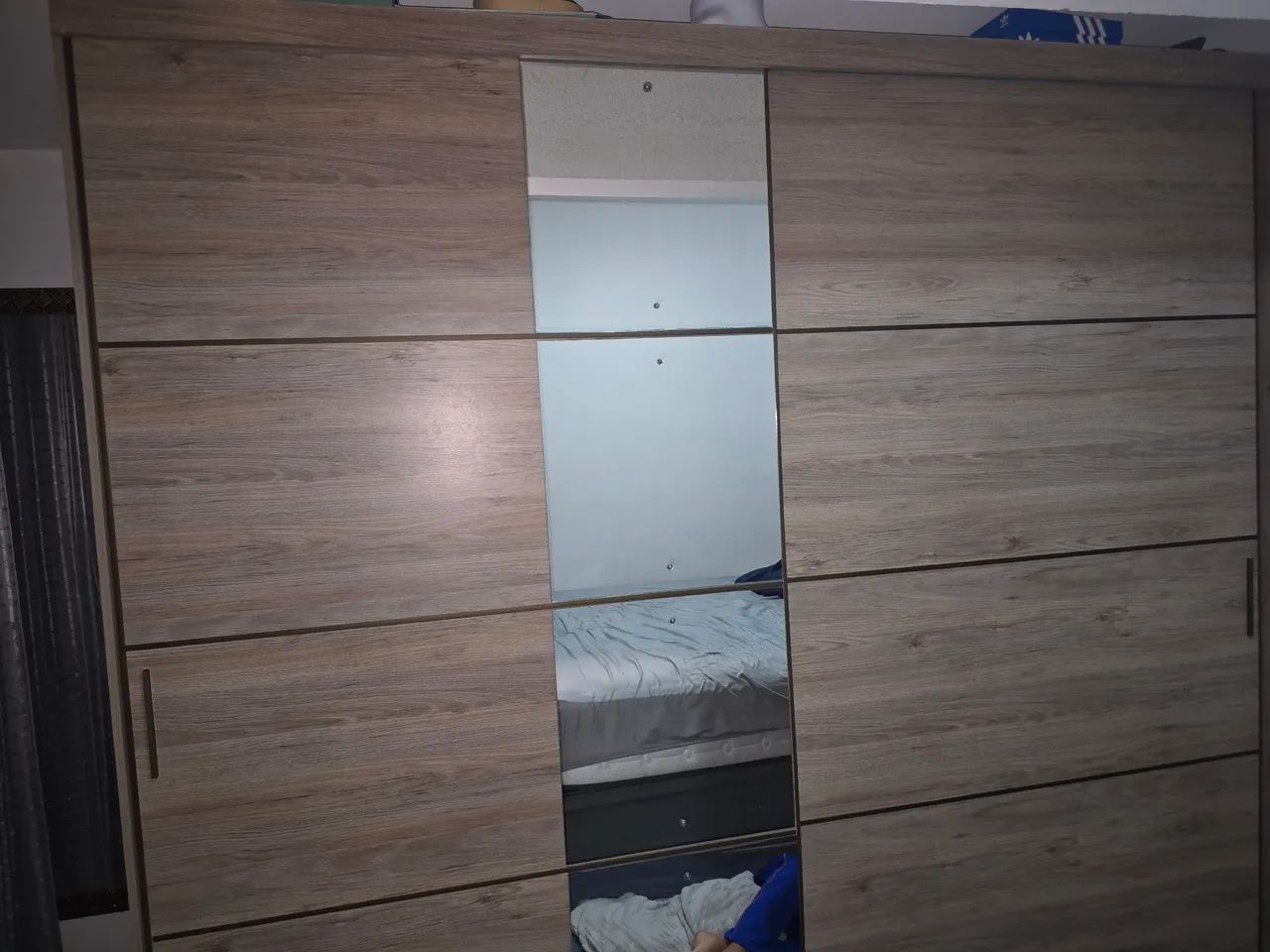 Guarda roupa novíssimo 5 meses de uso MDF E MDP - Foto 4