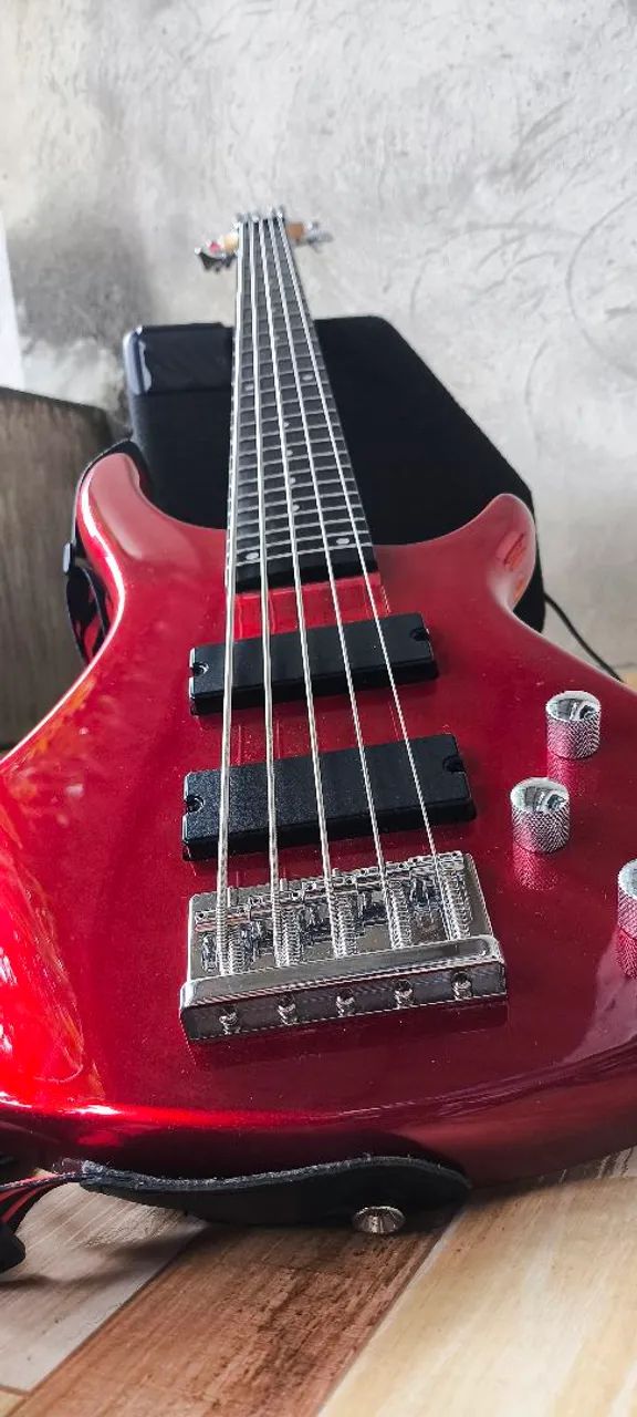 Baixo 5 Cordas Giannini Gb205a usado - Foto 5