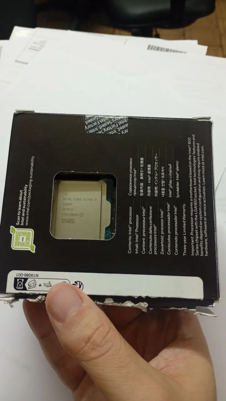 Processador Intel core Ultra 265kf - Foto 3