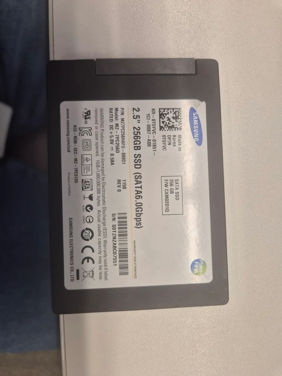 HD Ssd sata Samsung  256gb