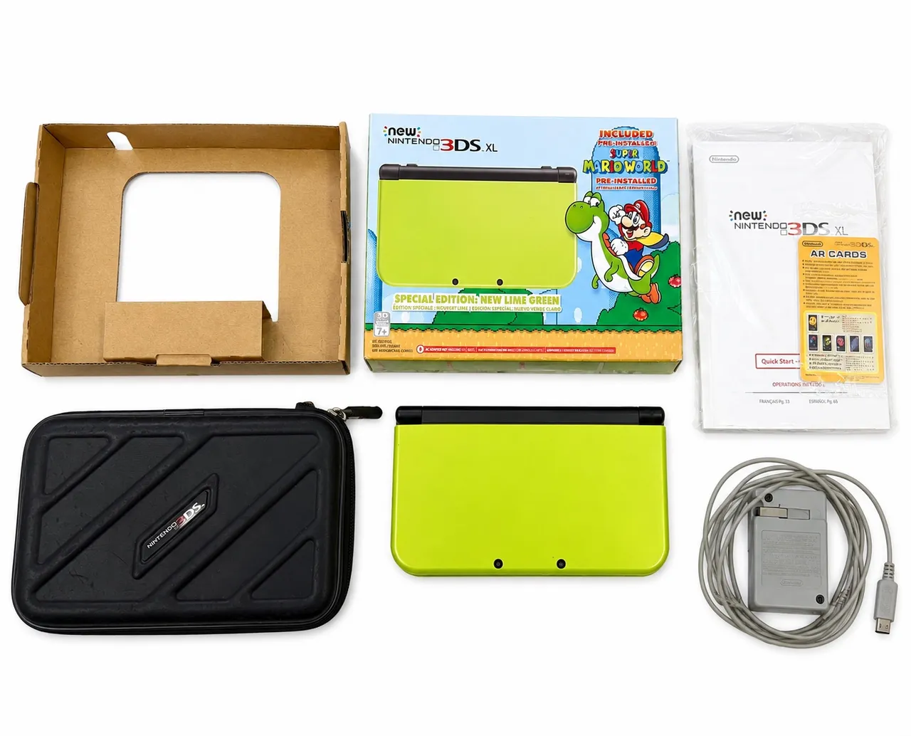 Nintendo 3DS (original)- cor Flame Red / Metallic Red - Peças e