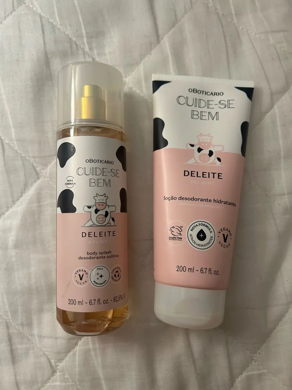 Kit O Boticário De Leite Body Splash e Creme  - Foto 2