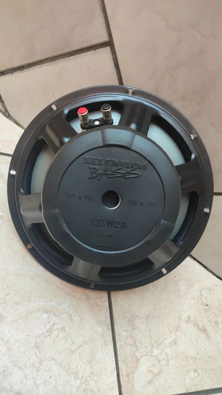 Caixa selada - FALANTE SELENIUM BASS - 12 POLEGADAS 400 watts max- 200 w rms - Foto 5