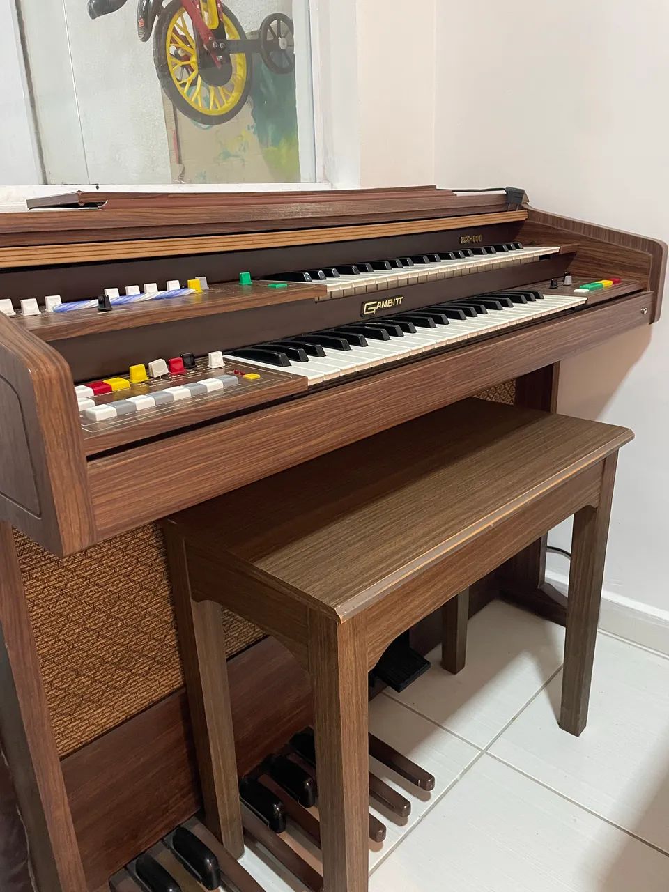 Órgão Gambit BX 500 - Excelente Estado - Foto 2
