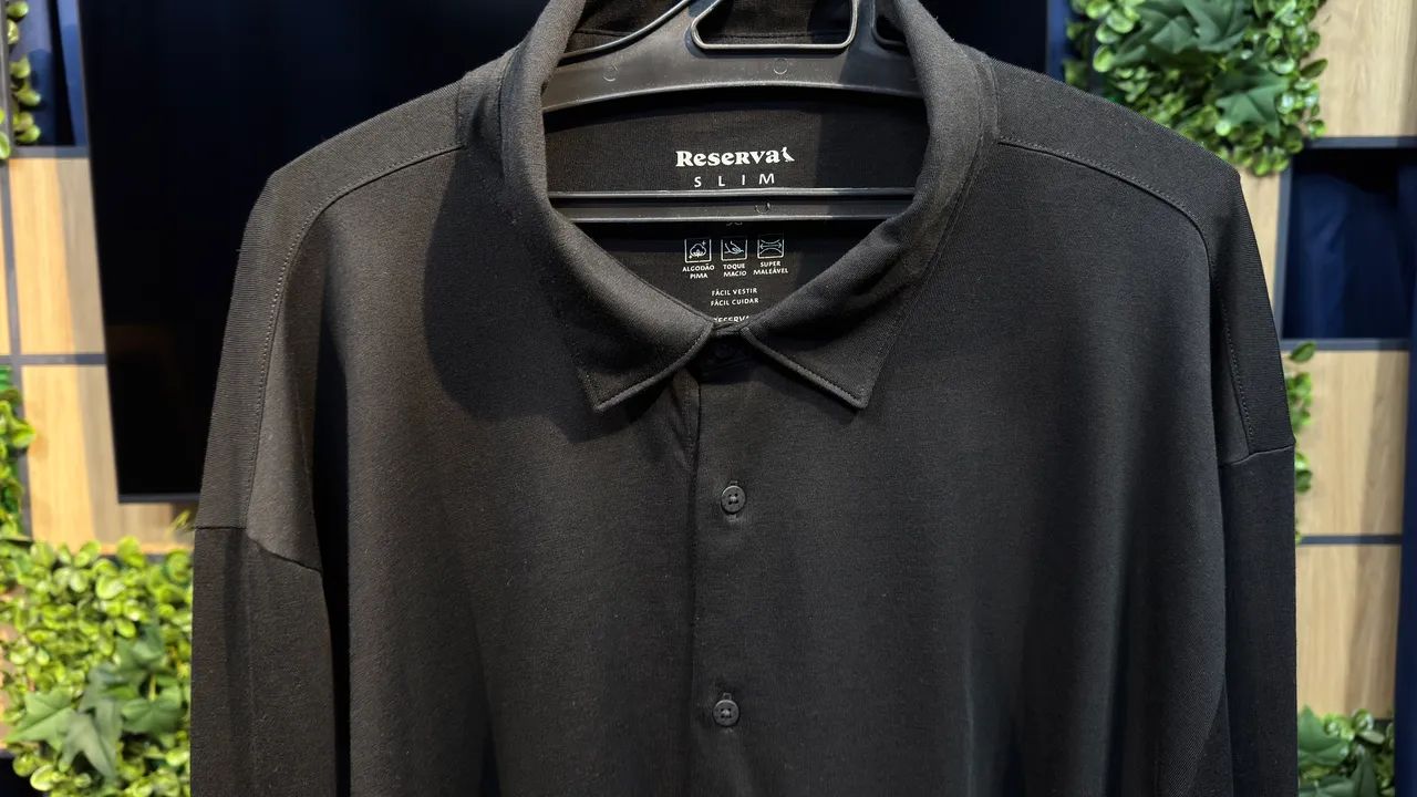 Camisa Reserva Pima Essential Preta 