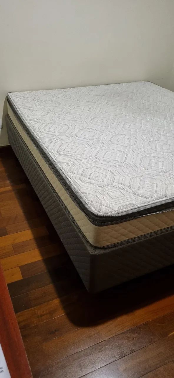 Cama box queen pouco usada - Foto 2